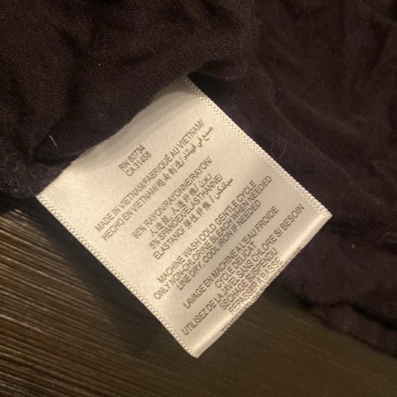 BCBGeneration Large Black Long Sleeve Shirt - Picture 5 of 5